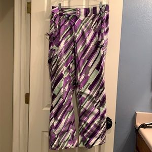 Volcom multi-colored snowboarding pants